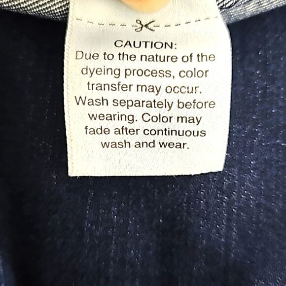 a.new.day Women Side Zip Skinny Jeans Leggings Jeggings Dark Blue Size 8/29 - Picture 8 of 8